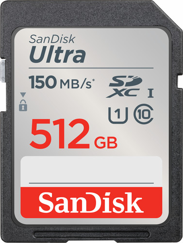 SanDisk SDXC Ultra 512GB 150mb/s Main Image