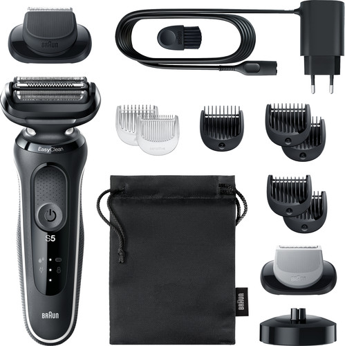 Rasoir électrique Braun Serie 5 51-W4650CS - Rechargeable, Utilisable Sous La Douche - Avec Finisseur De Corps