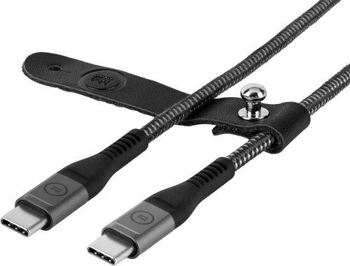 BlueBuilt USB-C vers USB-C Cable 1,5 m Kevlar Noir Lot de 2 - Coolblue -  avant 23:59, demain chez vous