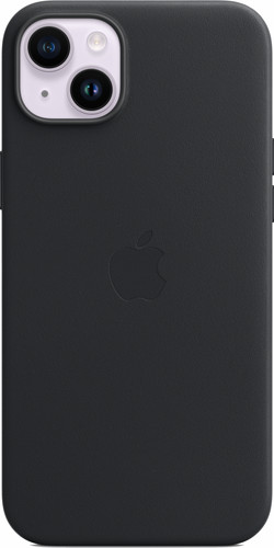 Apple iPhone 14 Plus Back Cover with MagSafe Leather Midnight Main Image