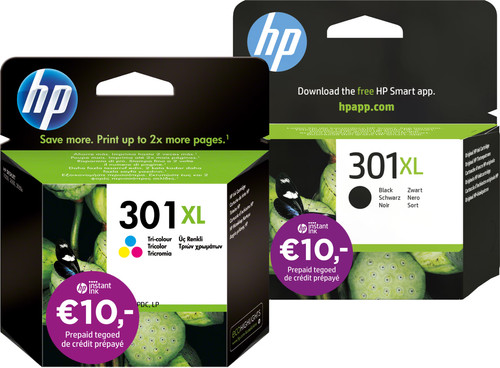 HP 301XL Cartridge Combo Pack Main Image