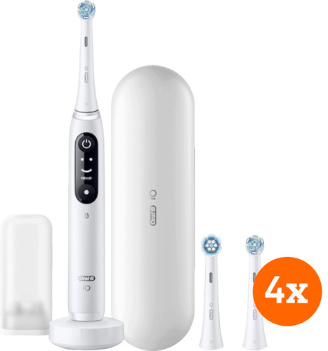 Oral-B iO 8n White + iO Ultimate Clean Brush Attachments (4 units) Main Image