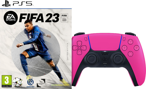 Manette sans fil Sony DualSense rose pour PS5
