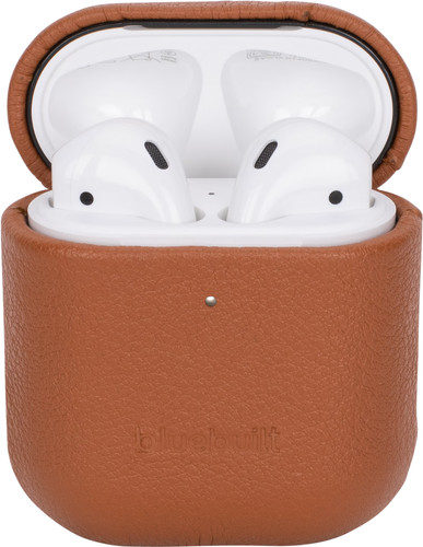 BlueBuilt Cover for AirPods Gen 1/2 Leather Cognac Main Image