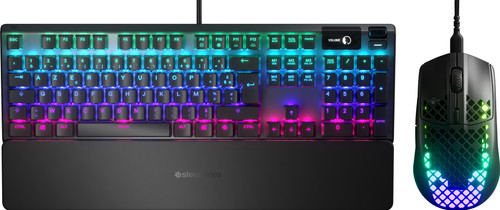 SteelSeries Apex 5 Clavier Gamer AZERTY + Aerox 3 Onyx Souris Gamer Main Image