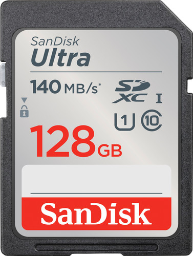 SanDisk SDXC Ultra 128GB 140MB/s Main Image