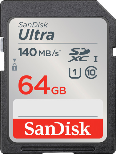 SanDisk SDXC Ultra 64 Go 140 Mo/s Main Image