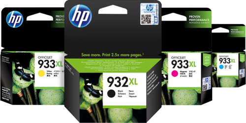 HP 932XL/933XL Cartridge Combo Pack Main Image