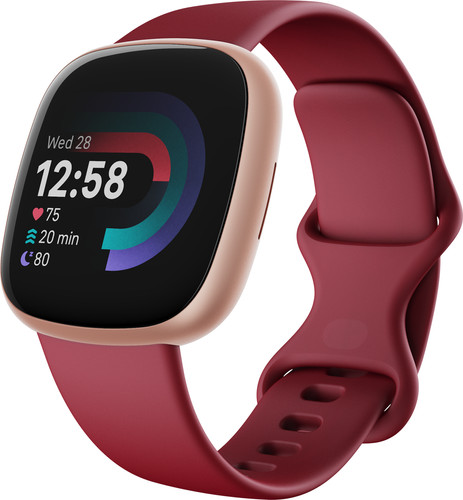 Fitbit Versa 4 Roségoud/Rood Main Image