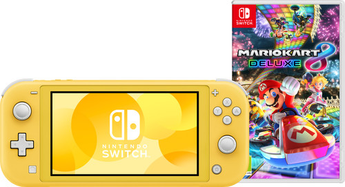 Nintendo Switch Lite Geel + Mario Kart 8 Deluxe Switch Main Image