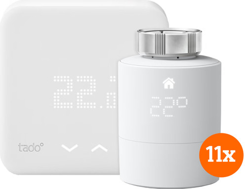 Tado Slimme Thermostaat V3+ startpakket + 11 radiatorknoppen Main Image