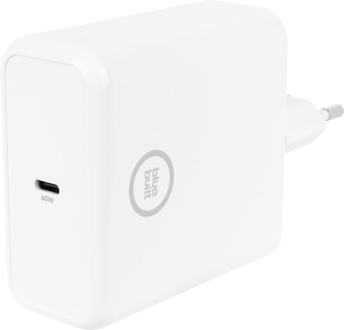 BlueBuilt Chargeur Power Delivery avec Port USB-C 60 W Blanc Main Image