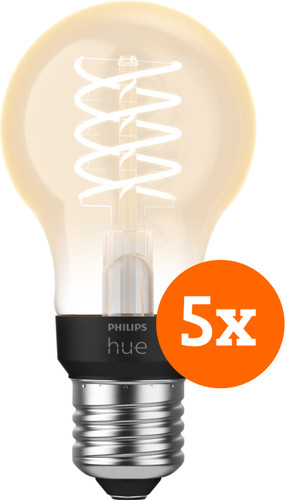 Philips Hue Ampoule à Filament White Standard E27 - 2023 - Lot de 5 Main Image