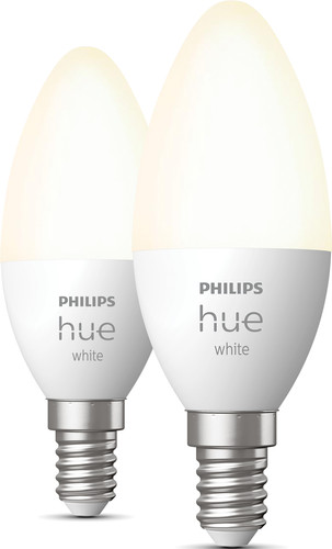 Philips Hue Ampoule Bougie White E14 Lot de 2 Main Image