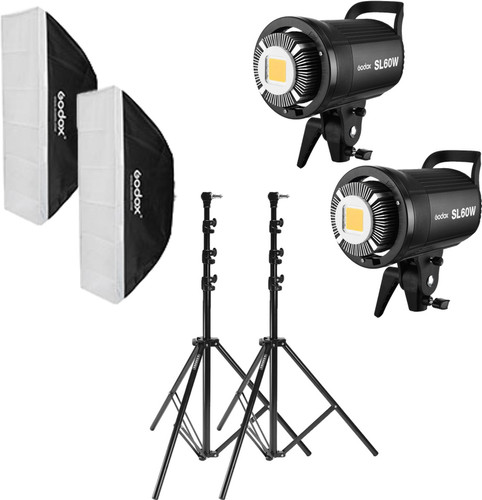 Godox SL60W Duo Kit - Video Light - Coolblue - Before 23:59