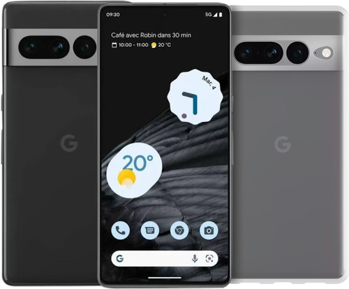 Google Pixel 7 Pro 128 Go Noir 5G + Just in Case Soft Back Cover Transparent Main Image