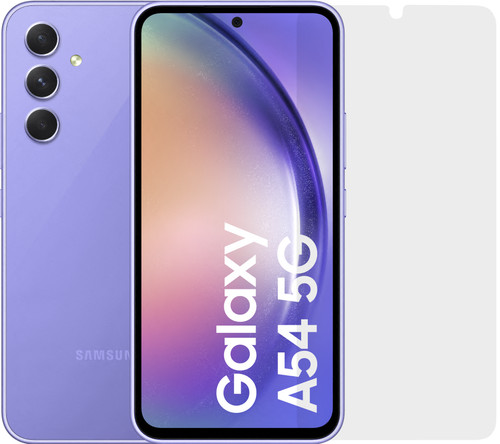 Samsung Galaxy A54 128 Go Mauve 5G  + BlueBuilt Protège-écran Main Image