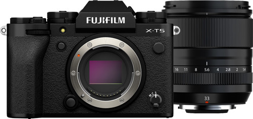 Fujifilm X-T5 Zwart + XF 33mm f/1.4 R LM WR Main Image