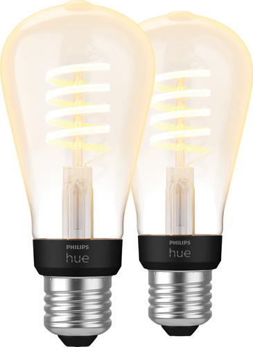 Philips Hue Filamentlamp White Ambiance Edison E27 2-pack Main Image