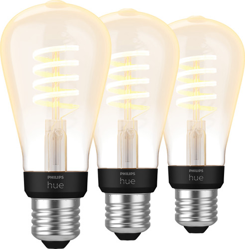 Philips Hue Ampoule à Filament White Ambiance Edison E27 Lot de 3 Main Image