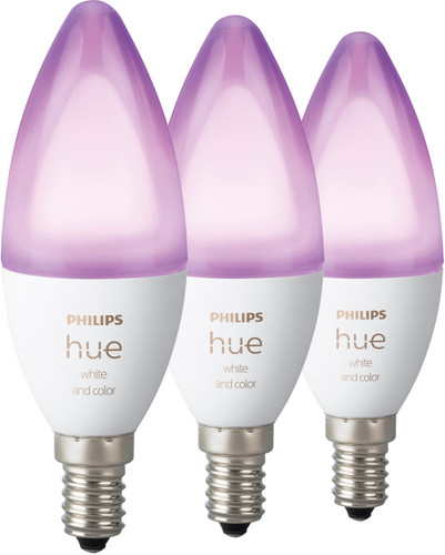 Philips Hue White and Color E14 3-pack Main Image