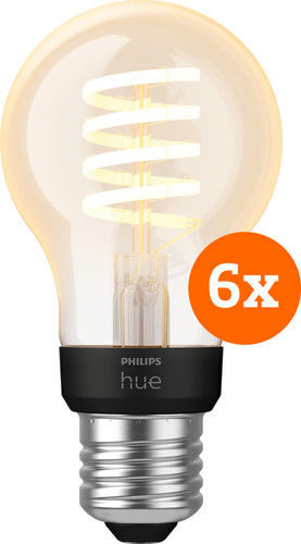 Philips Hue Filament White Ambiance Standaard 6-pack Main Image