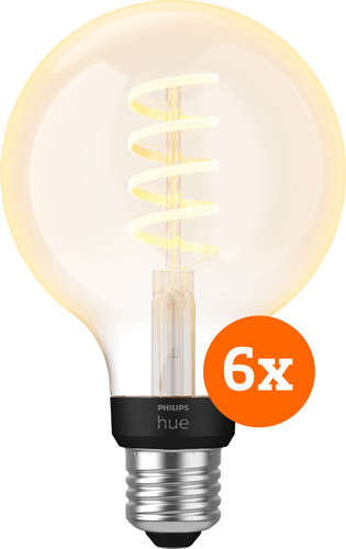 Philips Hue Filament White Ambiance Globe Lot de 6 Main Image