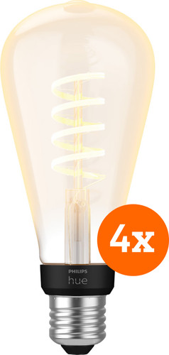 Philips Hue Filament White Ambiance Edison XL 4-pack Main Image