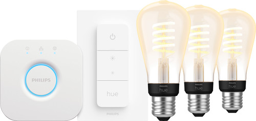 Philips Hue Filament White Ambiance Edison 3-Pack Startpakket Main Image