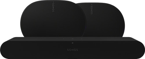 Sonos Ray Black + 2x Era 300 Black Main Image