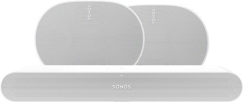 Sonos Ray White + 2x Era 300 White Main Image