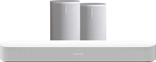 Sonos Beam Gen2 Blanc  + 2x Era 100 Blanc Main Image