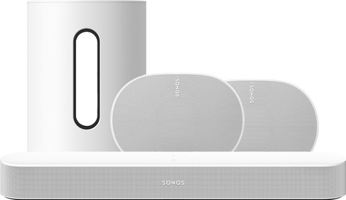 Sonos Beam Gen2 Blanc + Era 300 + Sub Mini Blanc Main Image