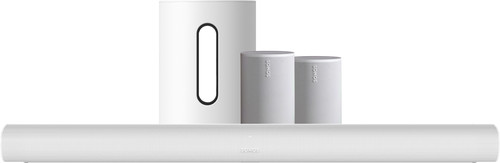 Sonos Arc White + 2x Era 100 White + Sub Mini White Main Image