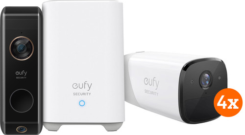 Eufycam 2 Pro Lot de 4 + Eufy Video Doorbell Dual 2 Pro Main Image