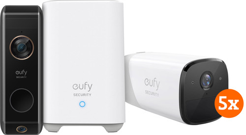 Eufycam 2 Pro Lot de 5 + Eufy Video Doorbell Dual 2 Pro Main Image