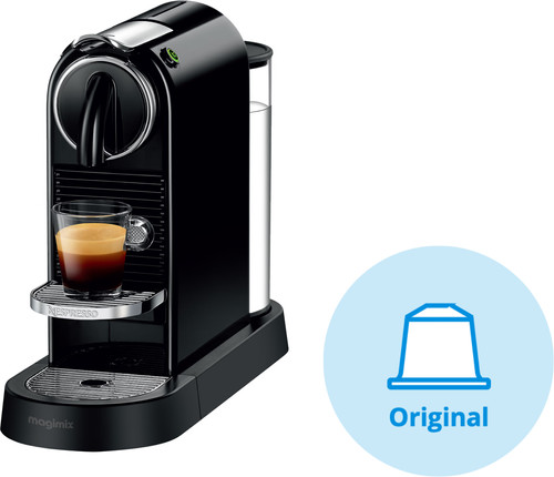 Magimix Nespresso CitiZ M196 Noir - Coolblue - avant 23:59, demain