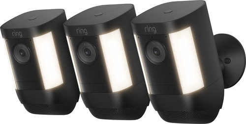 Ring Spotlight Cam Pro - Battery - Black - 3-pack Main Image