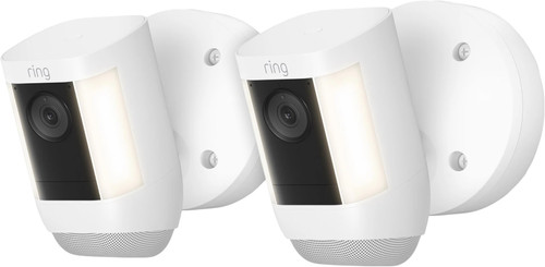 Ring Spotlight Cam Pro - Wired - White - 2-pack Main Image