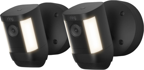 Ring Spotlight Cam Pro - Wired - Black - 2-pack Main Image