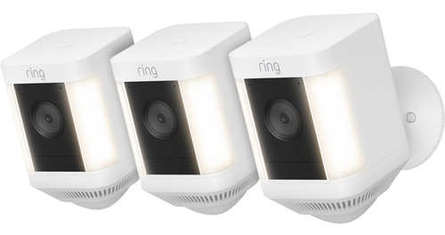 Ring Spotlight Cam Plus - Batterie - Blanc - Lot de 3 Main Image