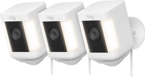 Ring Spotlight Cam Plus - Plug In- White - 3-pack Main Image