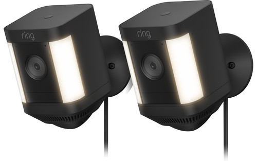 Ring Spotlight Cam Plus - Plug In - Black - 2-pack Main Image