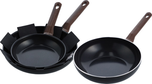 BK Simply Ceramic Ceramic Frying Pan Set 24cm + 28cm + Wok 28cm Main Image