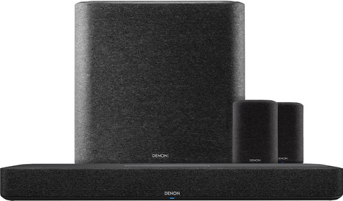 Denon Home Soundbar 550 + Denon Home 150 Duo Pack Zwart + Denon Home Subwoofer Main Image