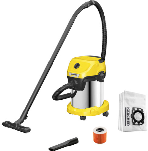 Karcher WD 3 S V-17/4/20 + Sacs d'Aspirateur (4x) Main Image