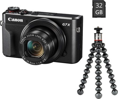 Canon Powershot G7X Mark II Black - Vlog Kit Main Image