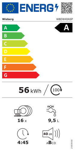 Wisberg WBDW40ASP energy label