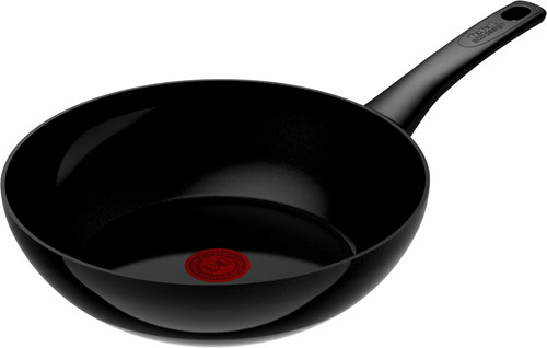 Tefal Renew On Ceramic Wok 28cm Black Main Image