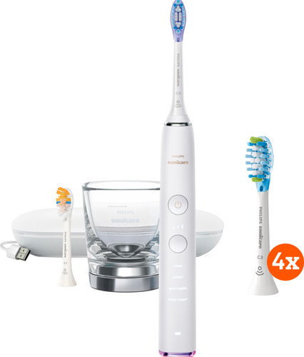 Philips Sonicare DiamondClean Smart 9000 HX9917/88 + Plaque Defence brush attachments (4 units) Main Image